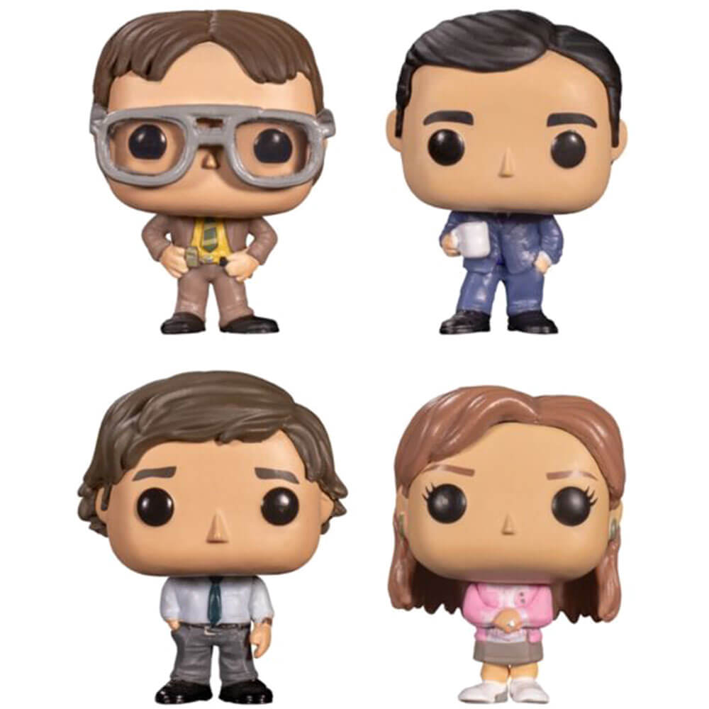 The Office Valentines Day US Exclusive Pocket Pop! 4-pack