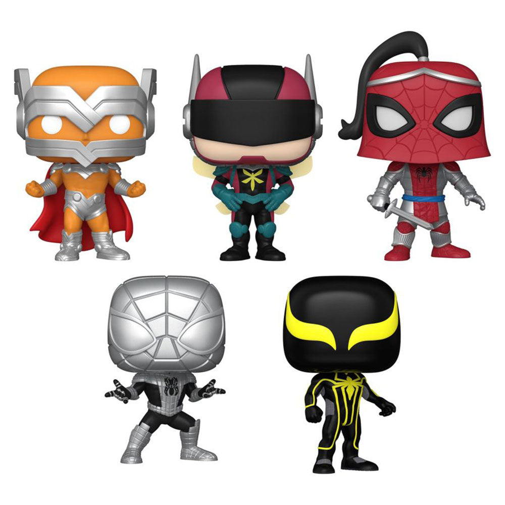 Year of the Spider Spider-Man US Exclusive Pop! 5-Pack