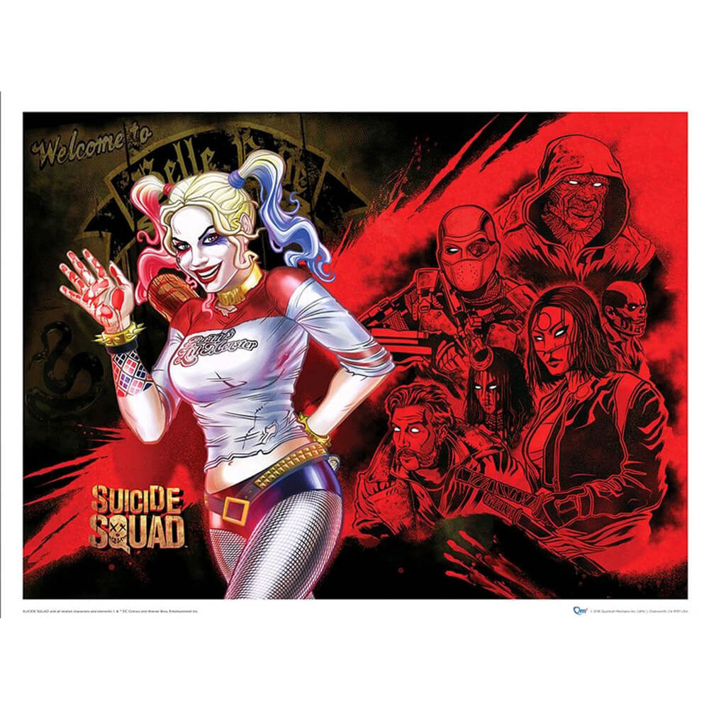 Suicide Squad Harley's Heroes Art Print