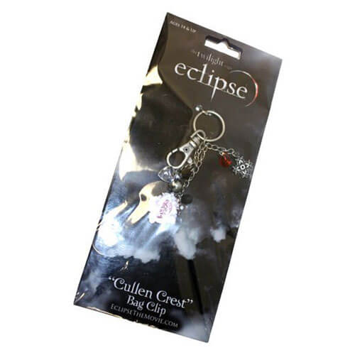 Twilight Eclipse Keyring/Bag Clip Cullen Crest w/ Filigr