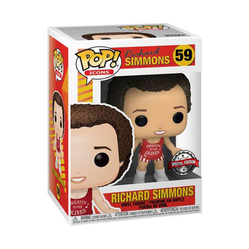 Icons Richard Simmons (Red) US Exclusive Pop! Vinyl
