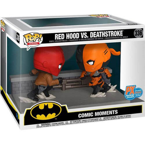 DC Comics Red Hood vs Deathstroke Comic Moment US Pop! Vinyl