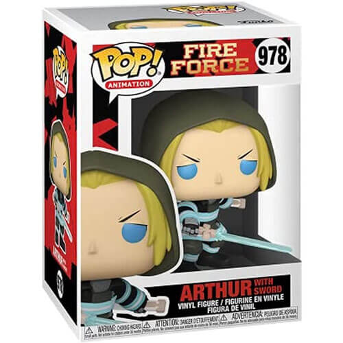 Fire Force Arthur with Sword Pop! Vinyl