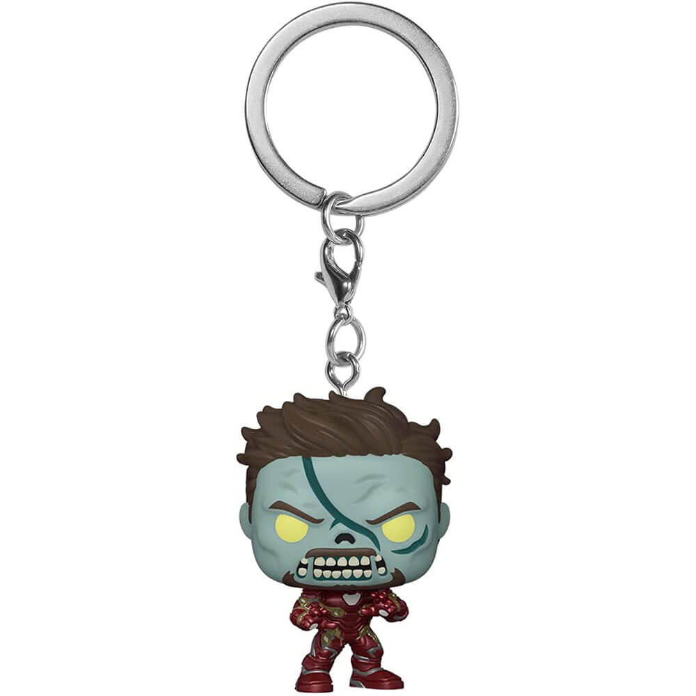 What If Zombie Iron Man Pocket Pop! Keychain