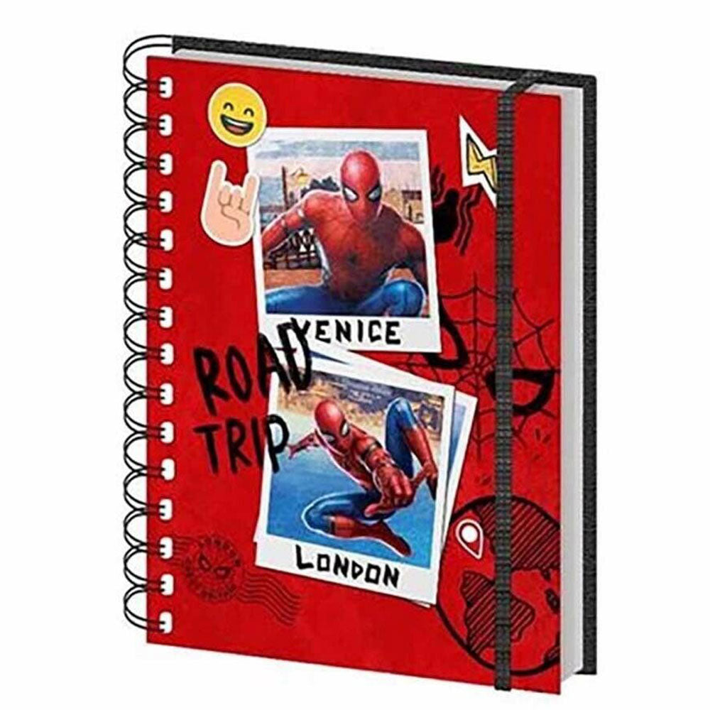 Spider-Man Far From Home Road Trip Spiral Notebook