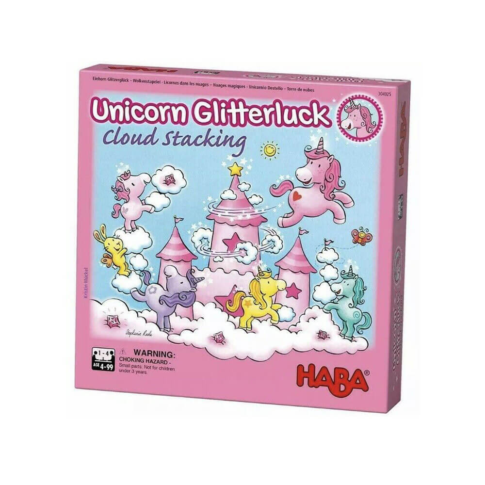 Unicorn Glitterluck Cloud Stacking Board Game