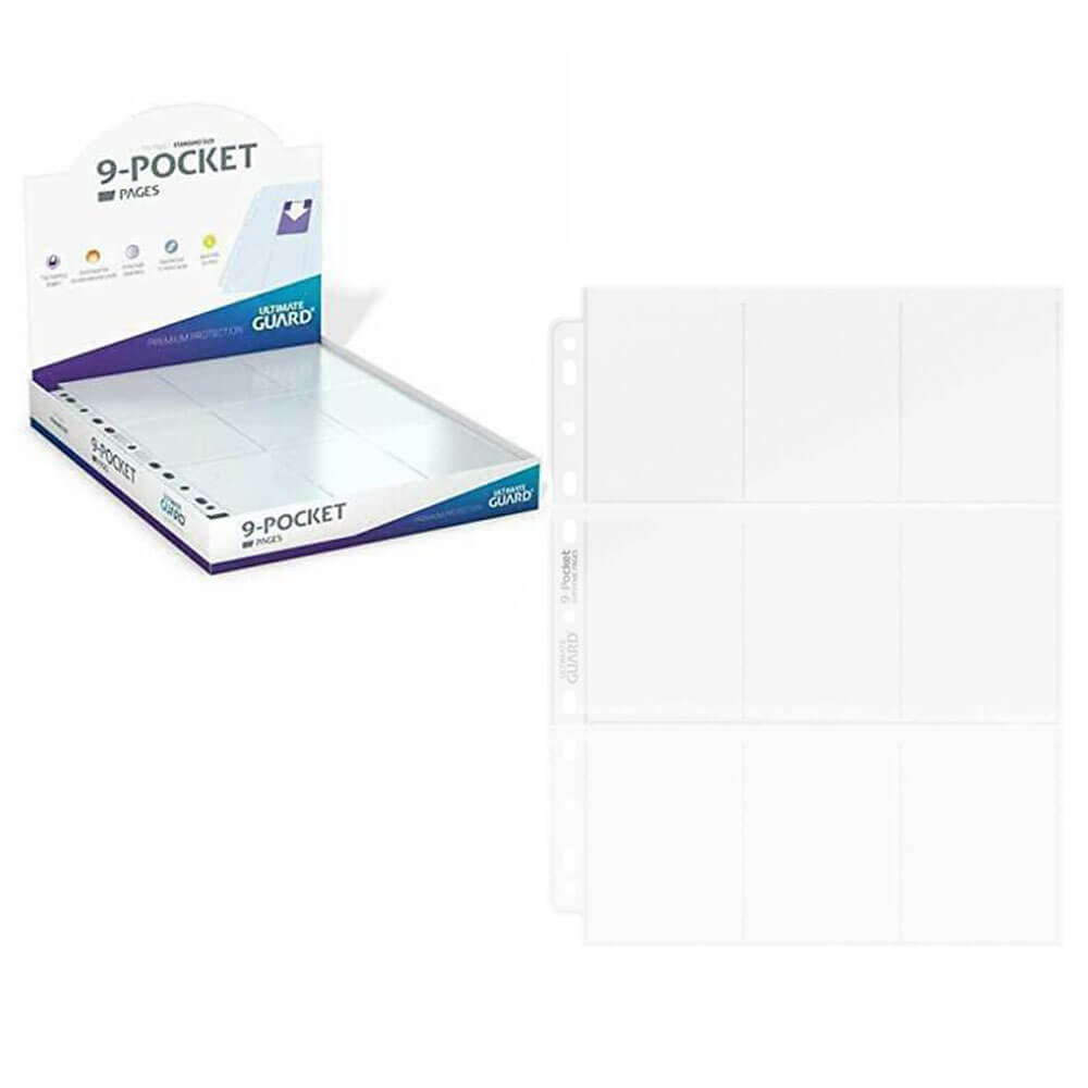 Ultimate Guard 9 Pocket Pages Sleeves Card 100pcs
