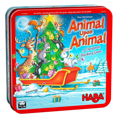 Animal Upon Animal Christmas Edition Board Game