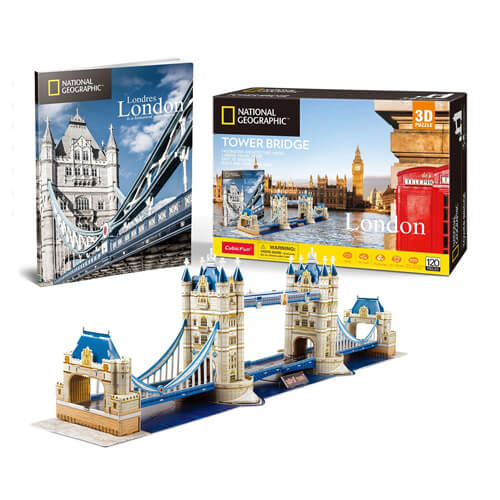 3D Puzzles National Geographic London Tower Bridge 120pcs