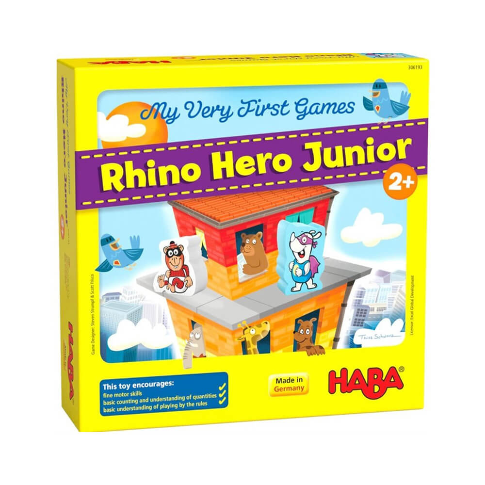 My Very First Games Rhino Hero Junior Stacking Game