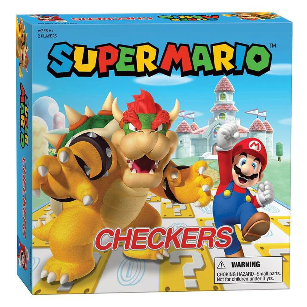 Super Mario Vs. Bowser Checkers Board Game
