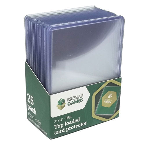 LPG Top Loaded Card Protector 3x4" 25pcs