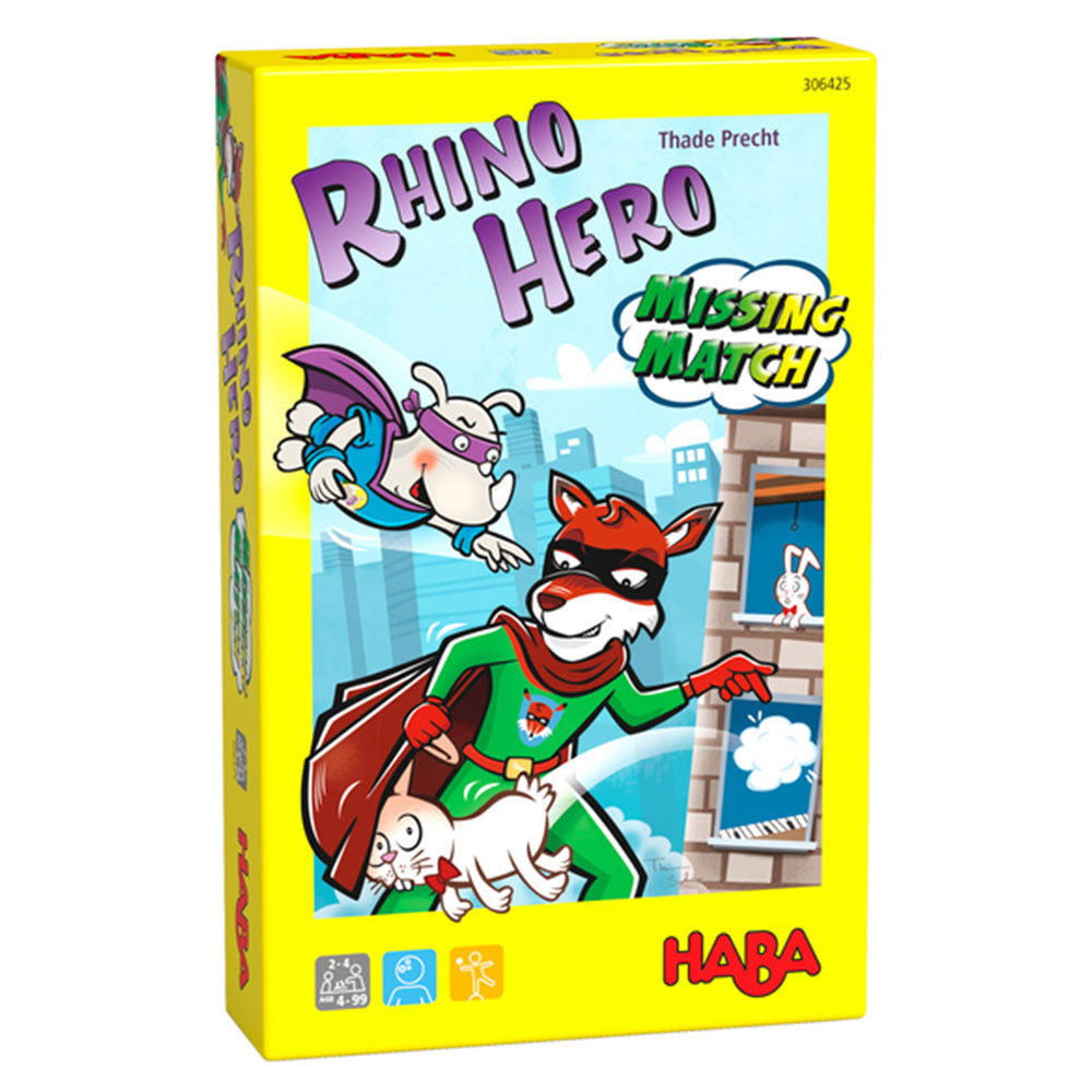 Rhino Hero Missing Match Children Game