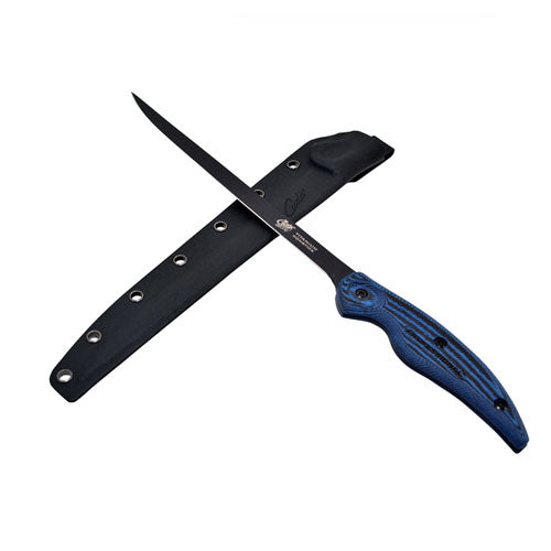 Cuda Professional Micarta Handle Fillet Knife w/ Sheath