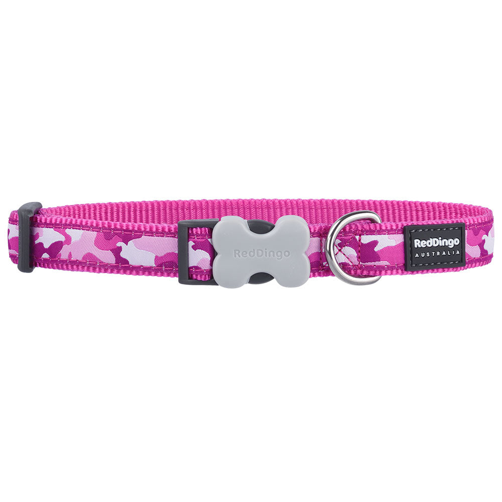 Camouflage Dog Collar (Hot Pink)