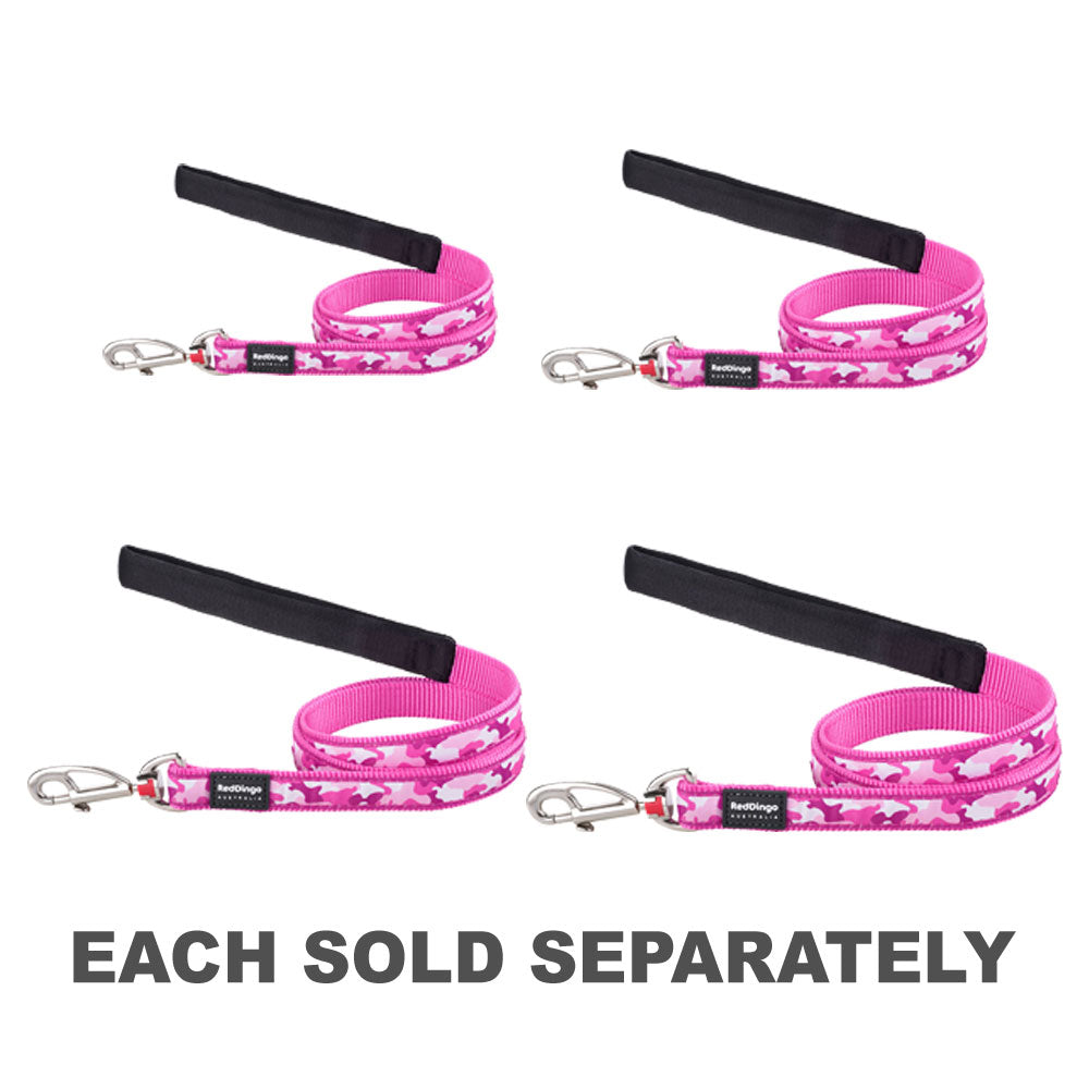 Camouflage Dog Lead (Hot Pink)