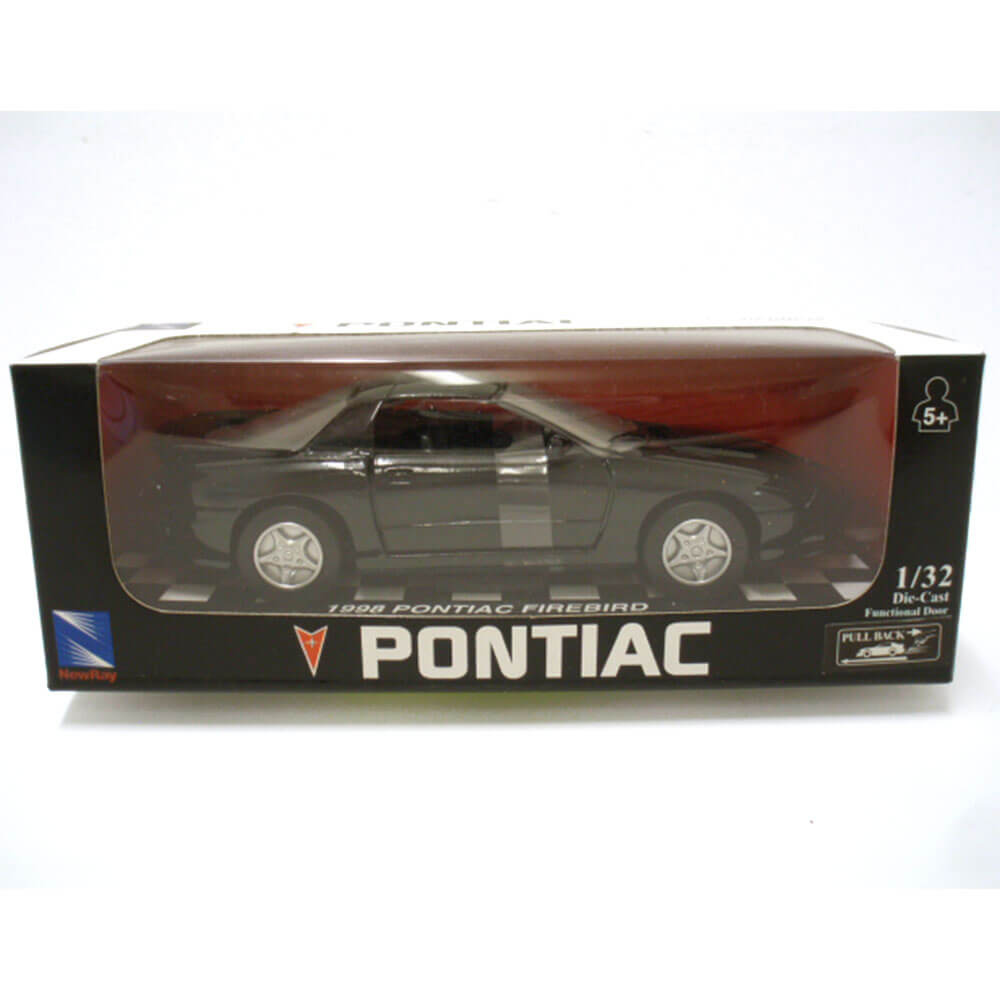 Newray 1:32 Diecast Car 1998 Pontiac Firebird Black Colour
