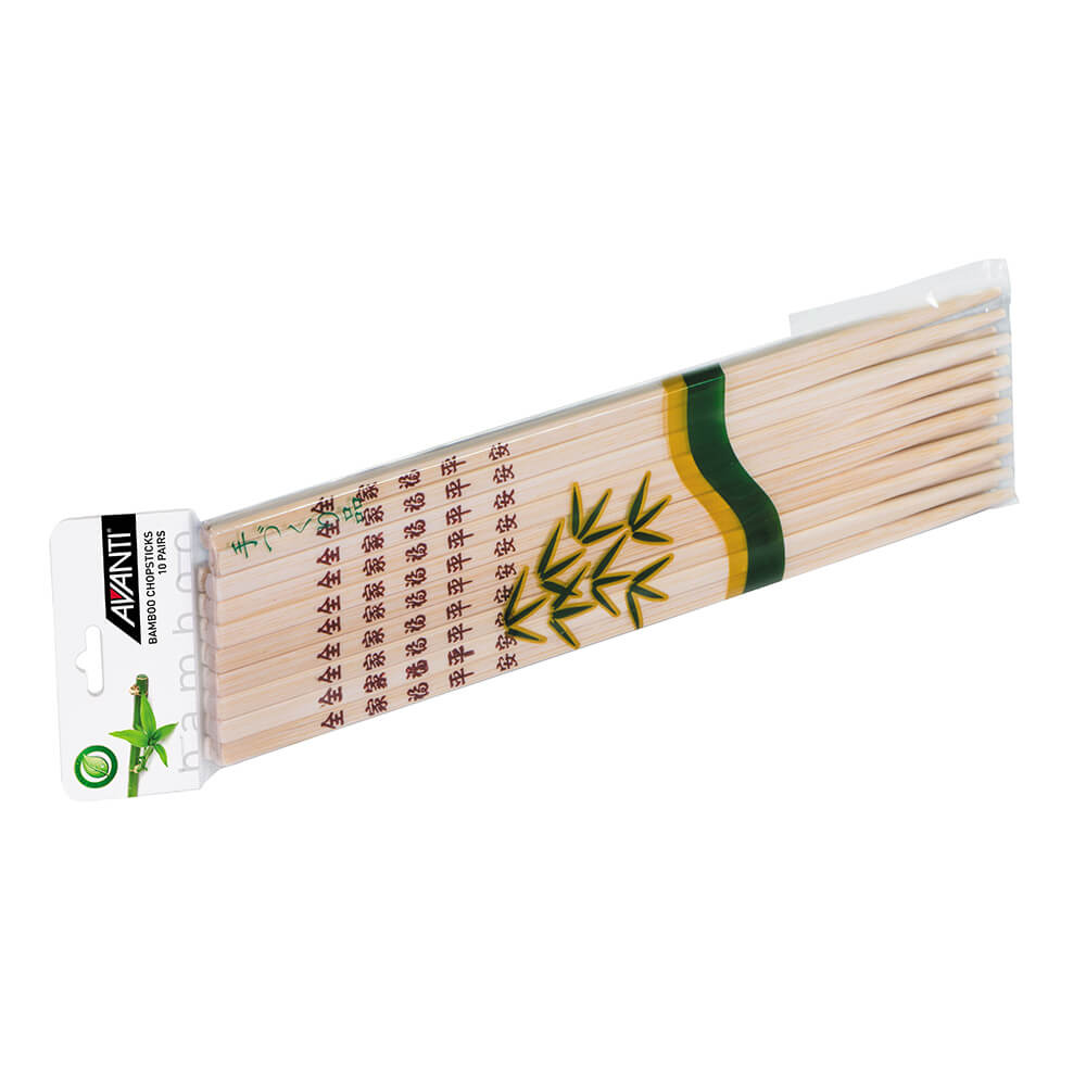 Avanti Bamboo Chopsticks 26.5cm (10 Pairs)