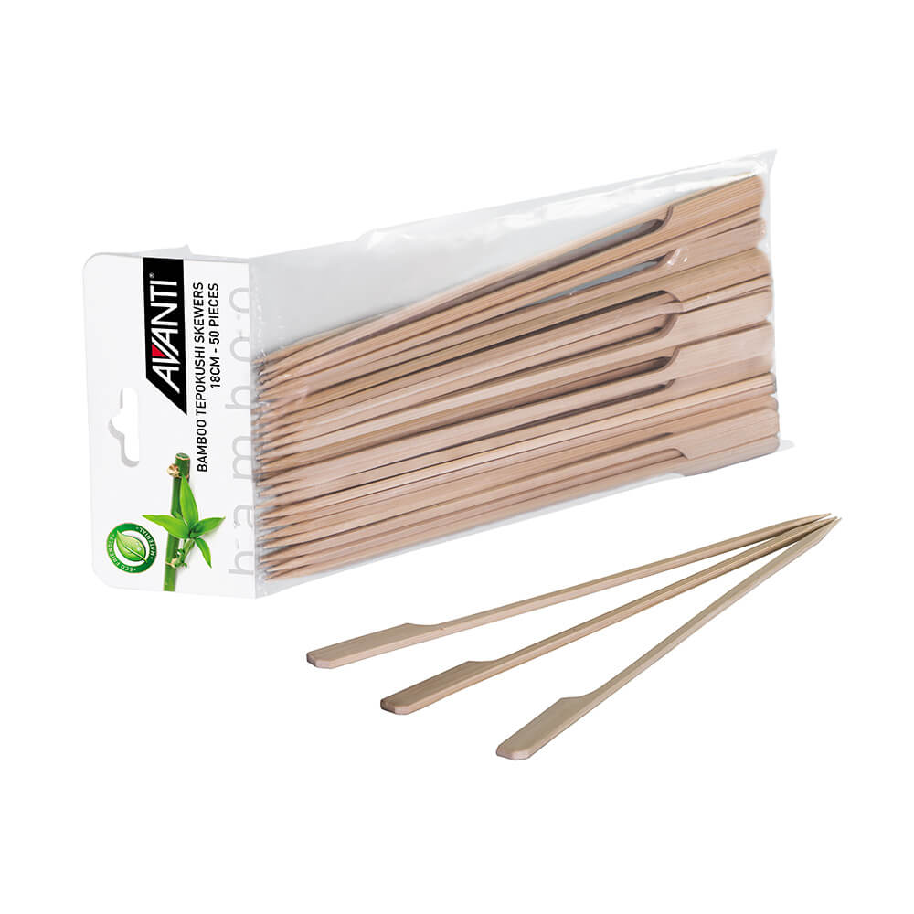 Avanti Bamboo Tepokushi Skewers (50pcs/pack)