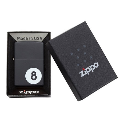 Zippo Eight Ball Matte Lighter