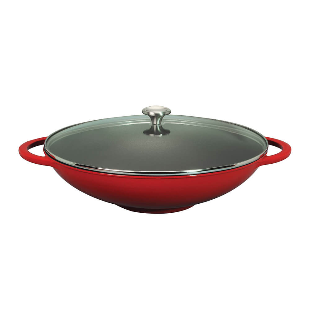 Chasseur Wok avec couvercle en verre (37 cm / 4,5 L)