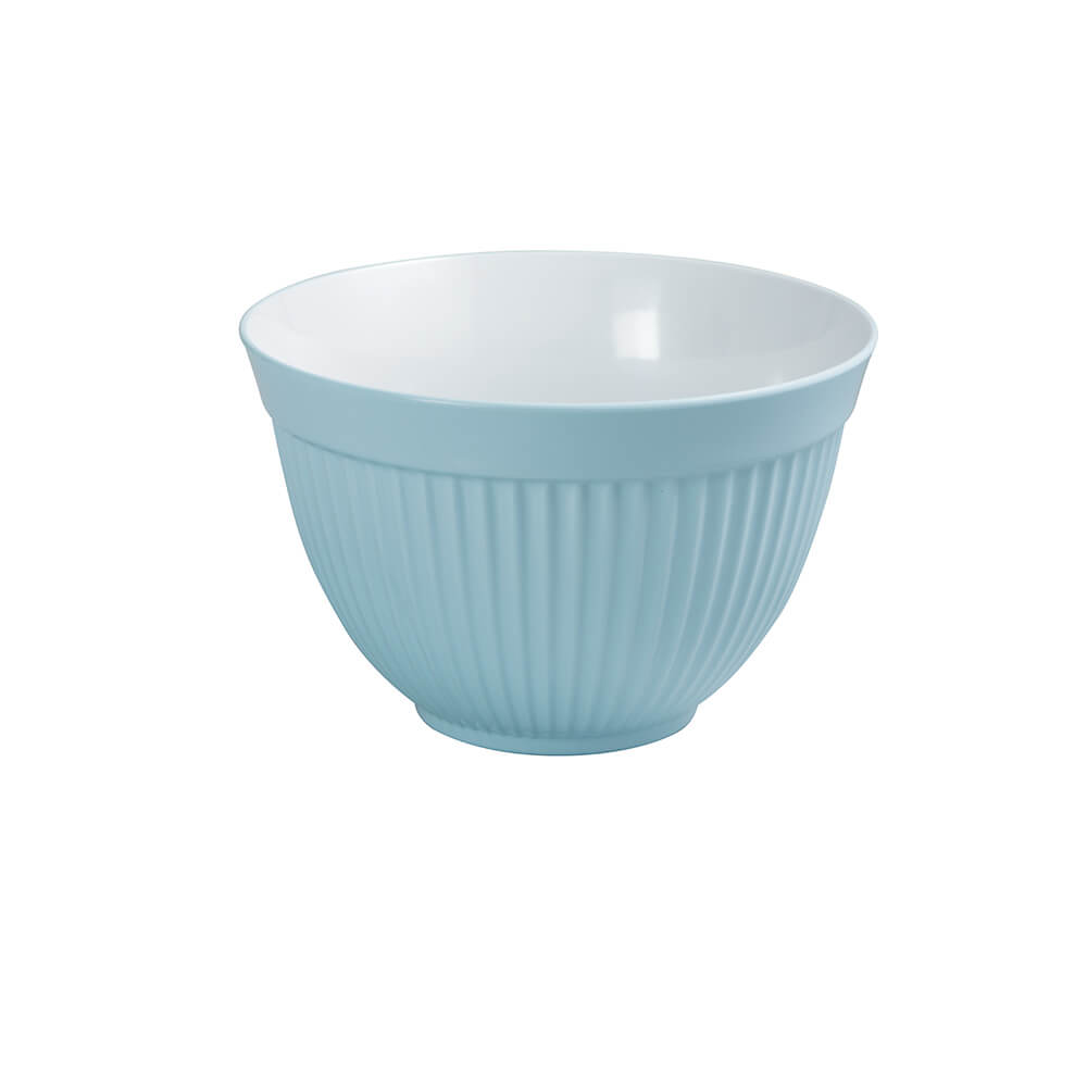 Avanti melamine geribbelde mengkom (eend e blauw)