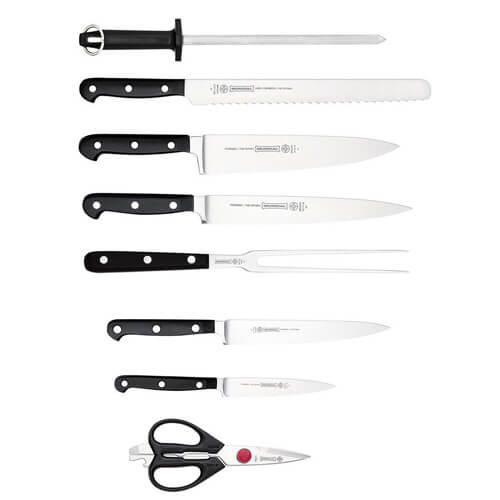 Mundial Bonza Block Knives Set (9pcs)