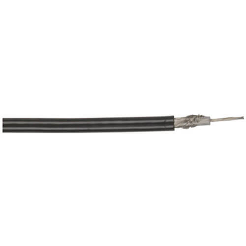 Coaxial Cable 50 ohm Black (100m)