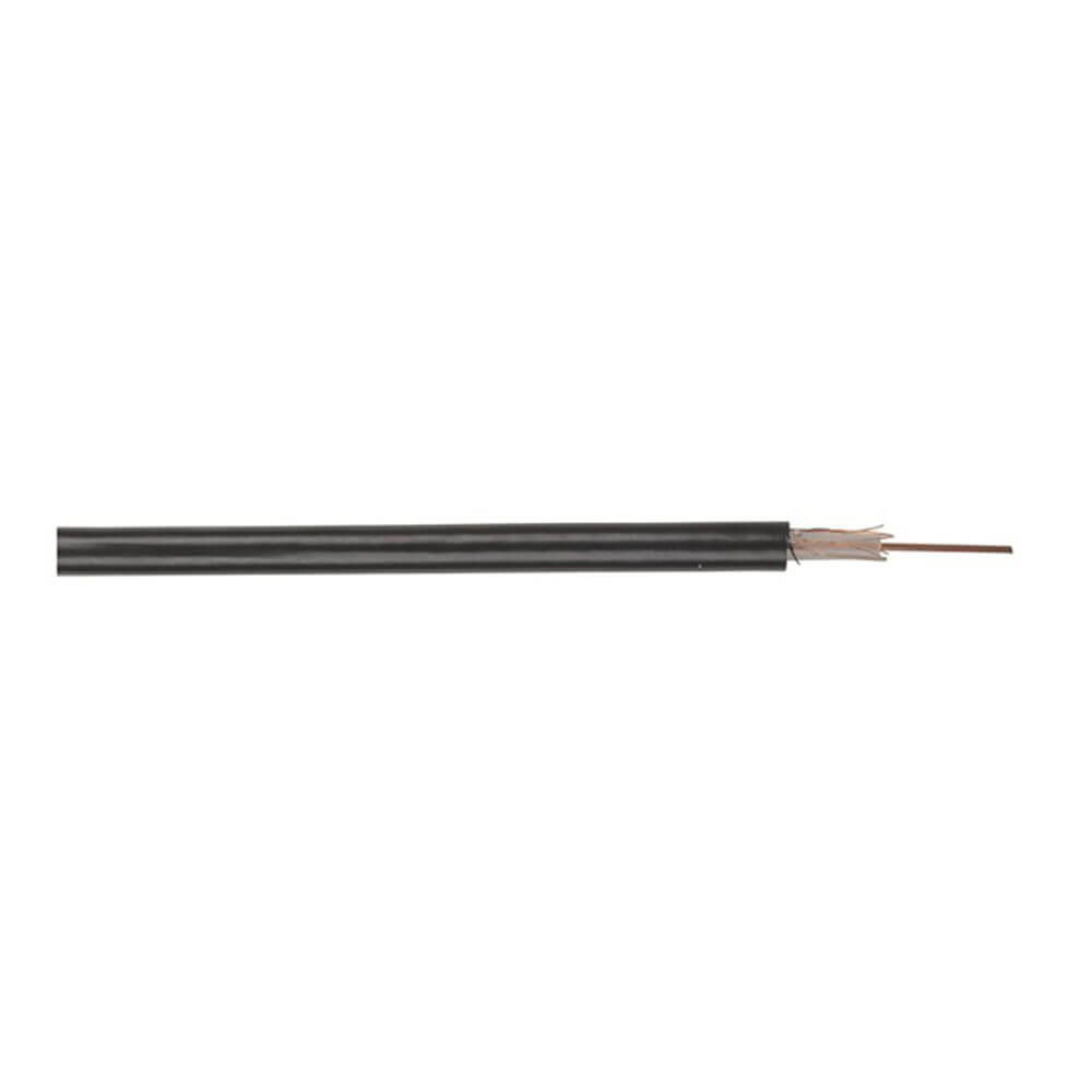 Coaxial Cable 50 ohm Black (100m)