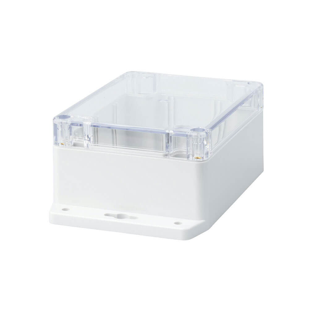 Polycarbonate Clear Lid Enclosure with Flange