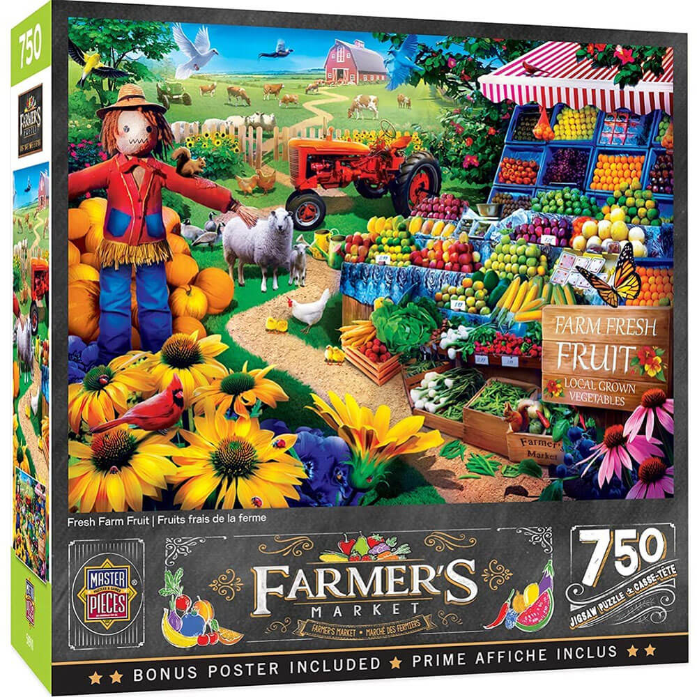 MasterPieces Farmer's Market 750pc Puzzle