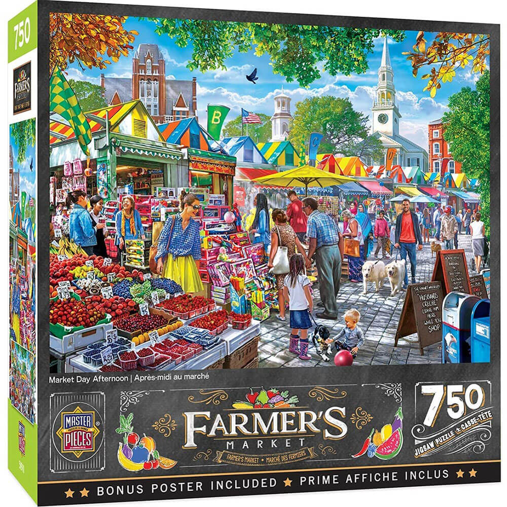 MasterPieces Farmer's Market 750pc Puzzle