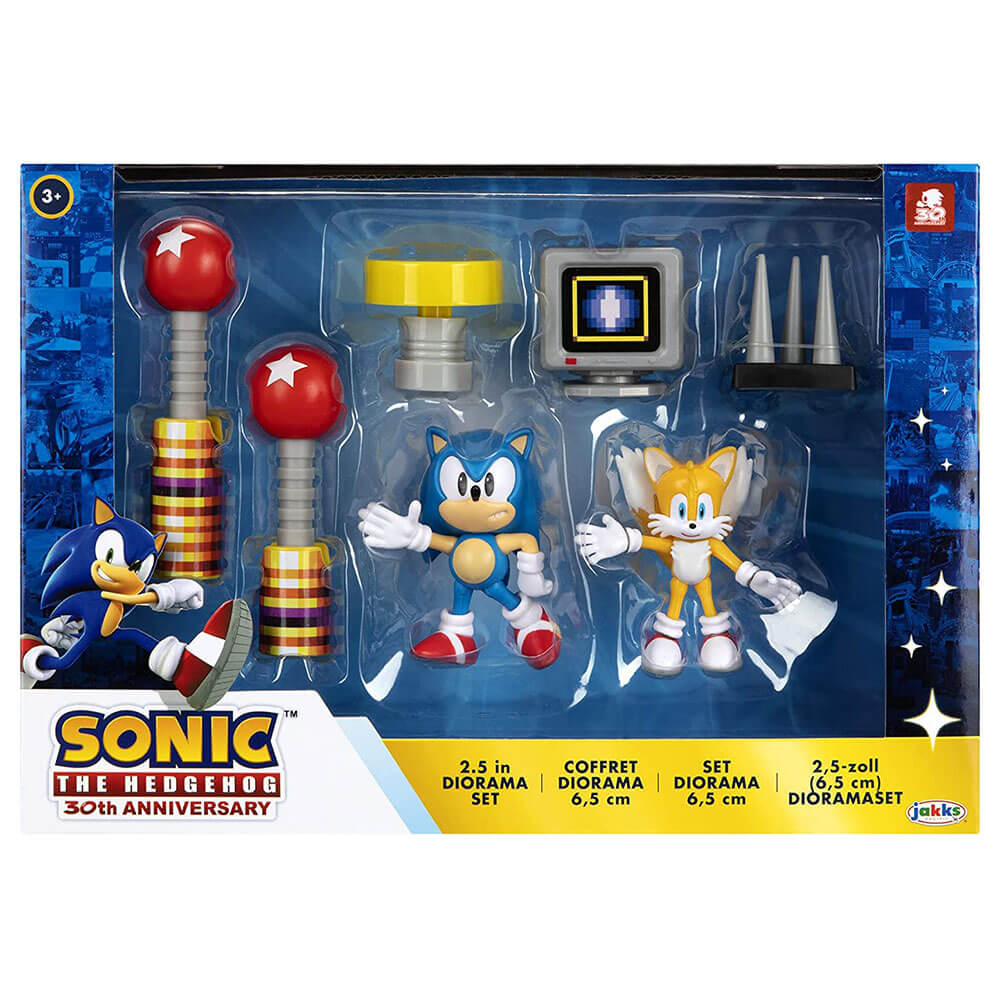 Sonic 2.5" Figure Diorama Set