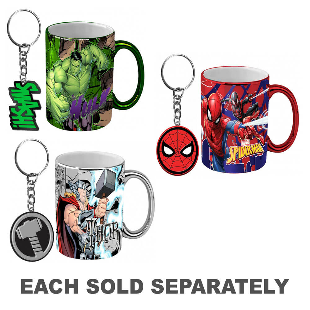 Marvel Coffee Mug and Keyring Pack