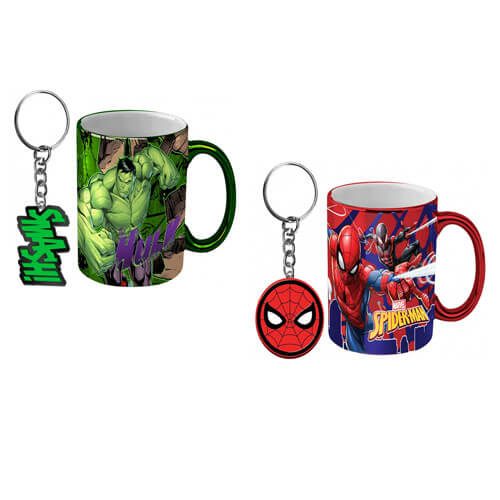 Marvel Coffee Mug and Keyring Pack