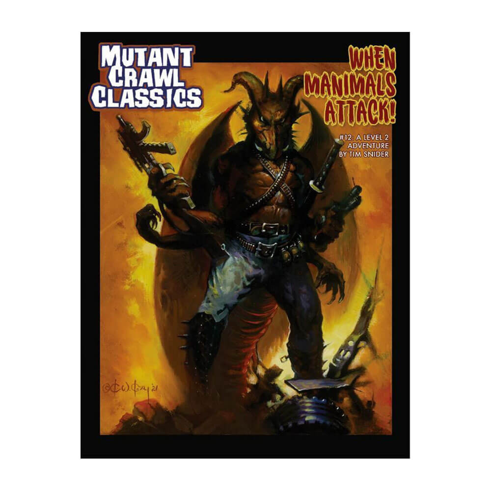 Mutant Crawl Classics #12 When Mammals Attack RPG