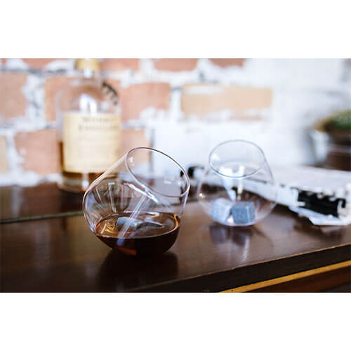 Gentlemen's Hardware Rocking Whisky Glasses (Set of 2)