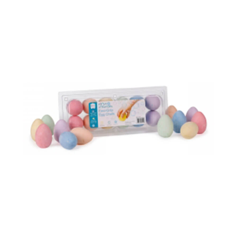 First Creations Egg Chalk Assorted (12pk)