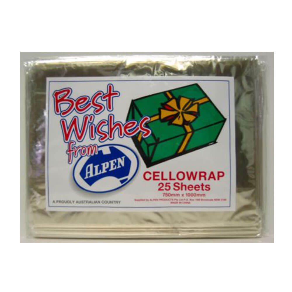 Alpen Cellowrap 75x100cm(25pk)