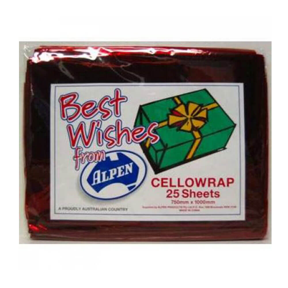 Alpen Cellowrap 75x100cm(25pk)