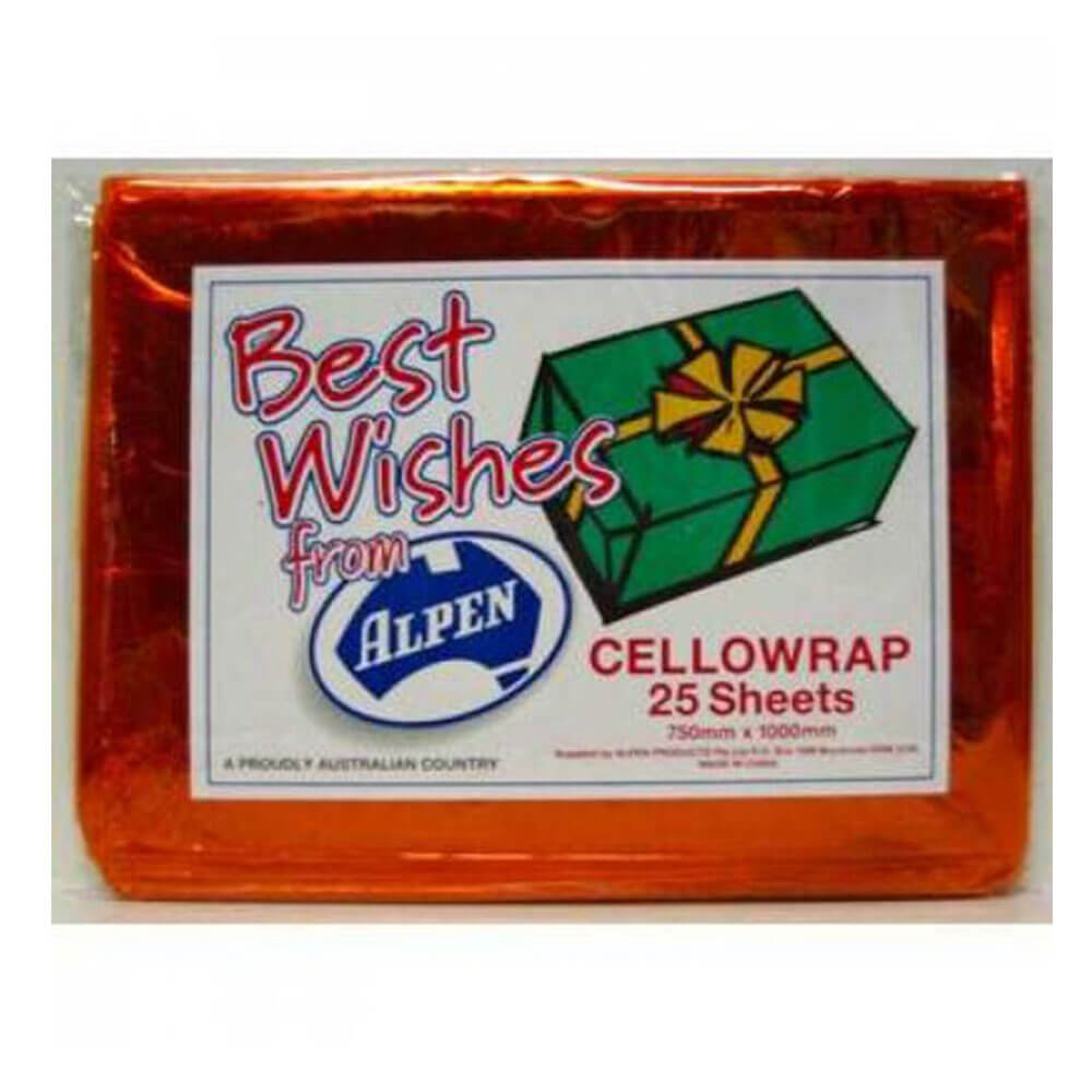 Alpen Cellowrap 75x100cm(25pk)