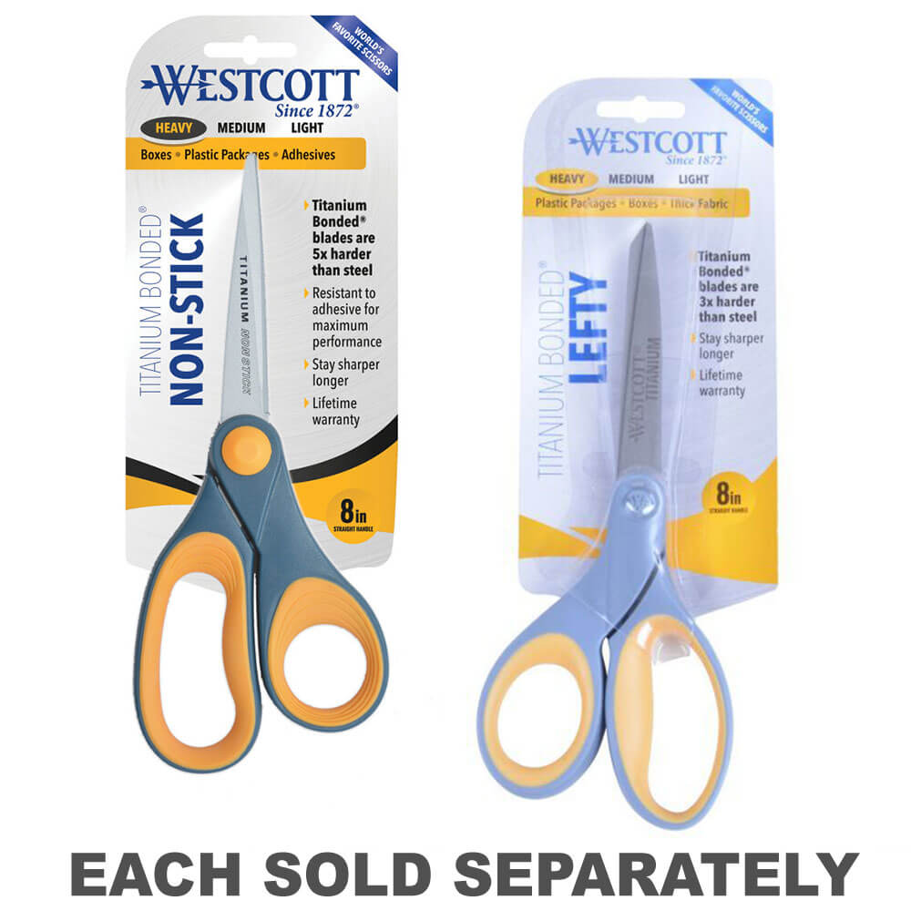 Westcott Titanium Straight Handle Scissors 203mm
