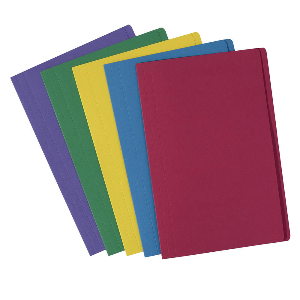 Avery Manilla Folder 10pk Foolscap (Assorted Colours)