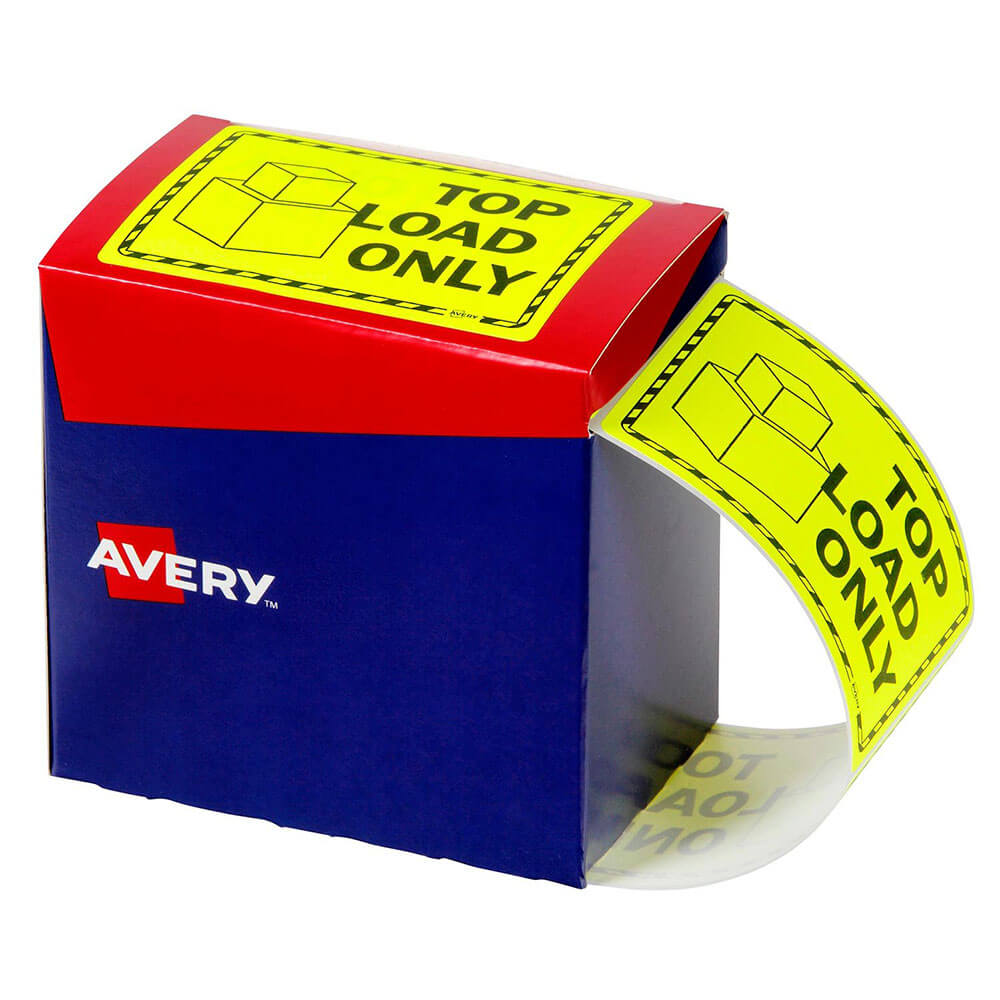 Avery Labels 750pcs 75x99.6mm (Yellow)