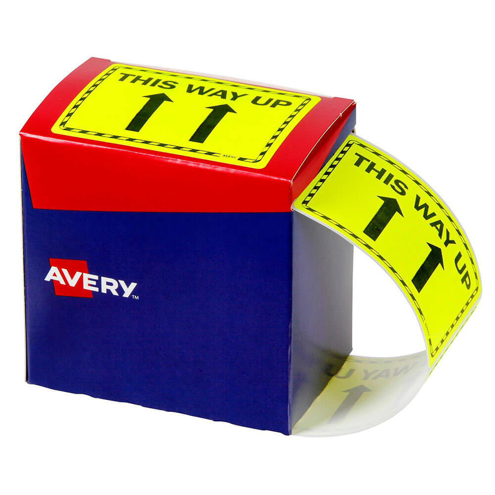 Avery Labels 750pcs 75x99.6mm (Yellow)