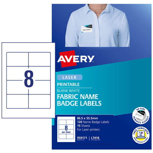 Avery Silk Name Label (Pack of 15)