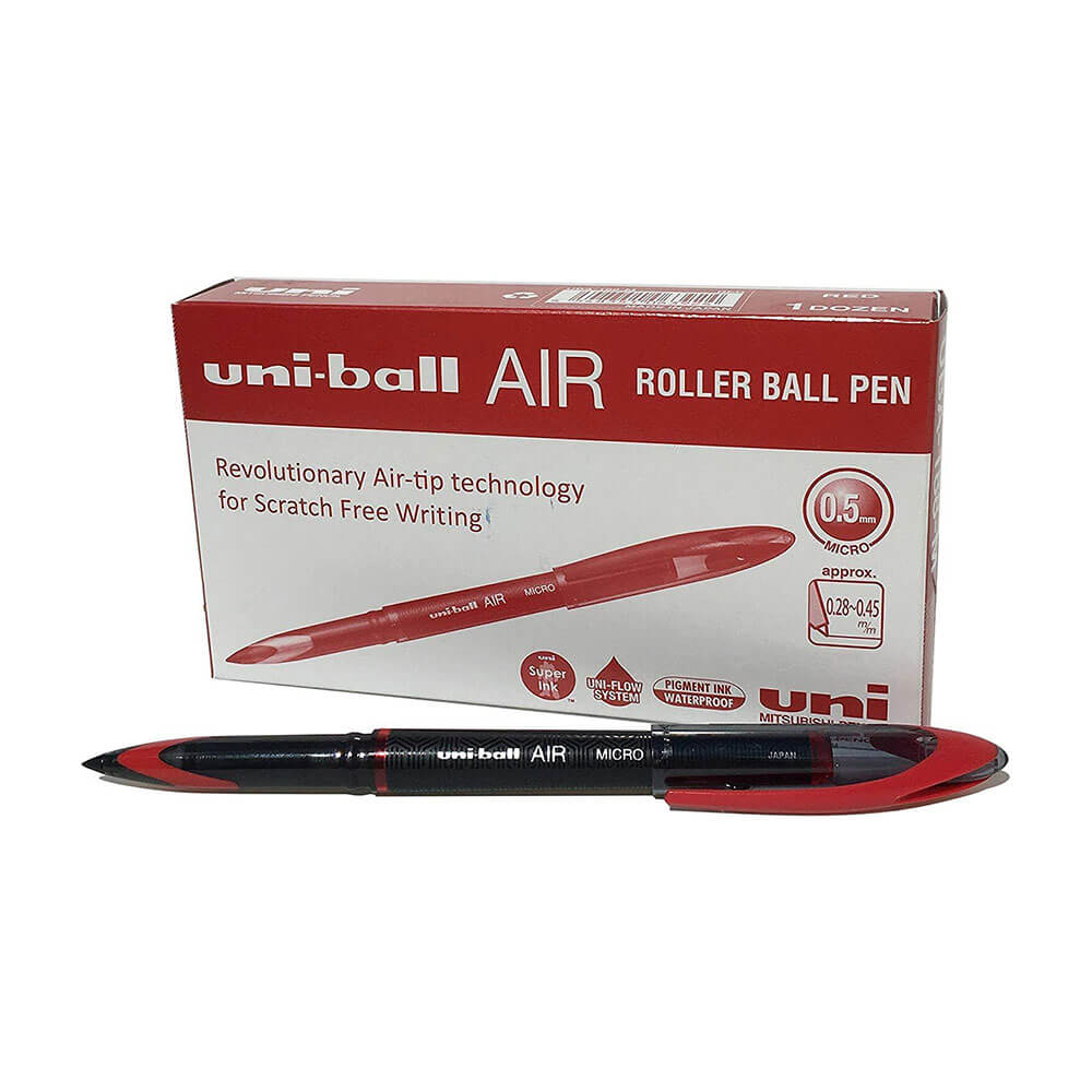 Uni Air Liquid Ink Micro Rollerball Pen 0.5mm 12pcs