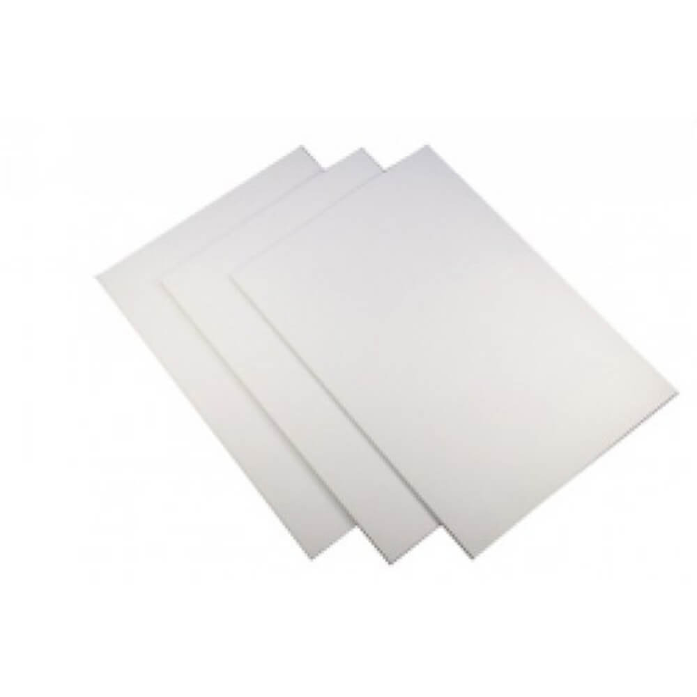 Quill 600gsm White & Black Cardboard (Pack of 50)