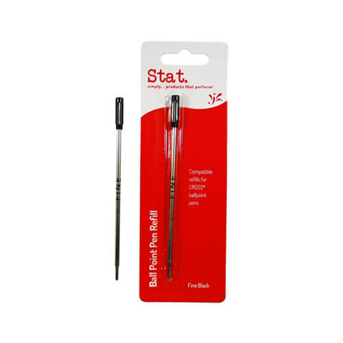 Stat Cross Ballpoint Pen Refill Fine (Pack of 10)