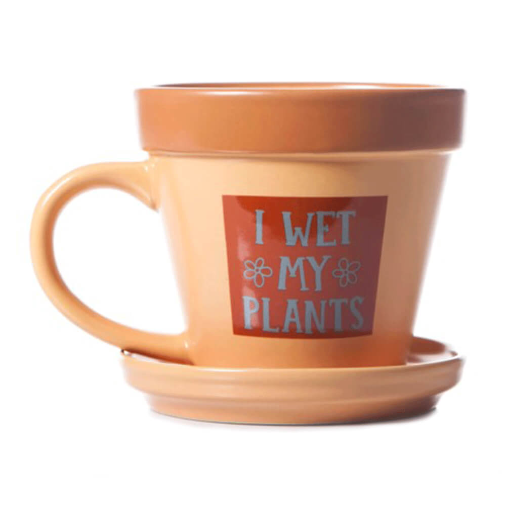 I Wet My Plants Plant Pot Mug